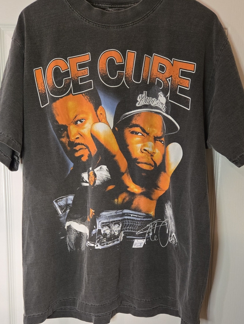 Game Changers Men's Black Graphic Tee with Ice Cube Design